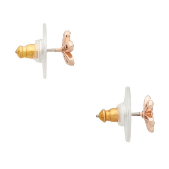 KATE SPADE • Rose Gold Gleaming Gardenia Flower Earrings - Picture 3 of 4